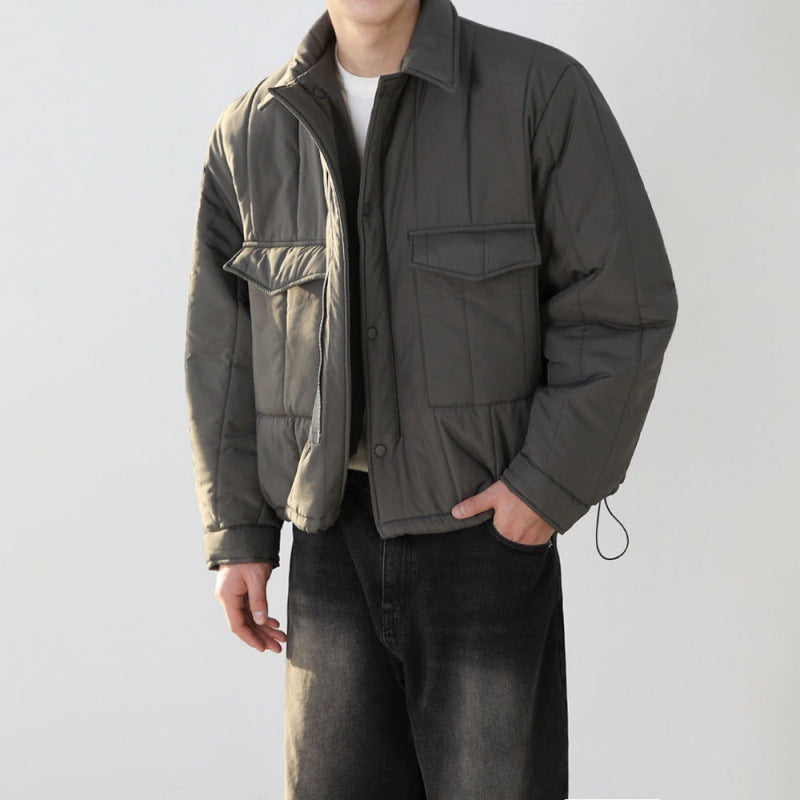 Lapel Cotton-padded Jacket