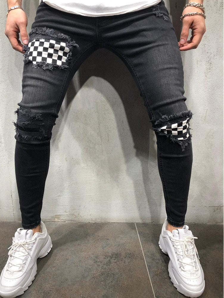 CHESS TORN JEANS