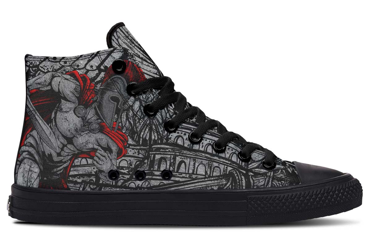 SKULL PRINT DESIGN SHOES