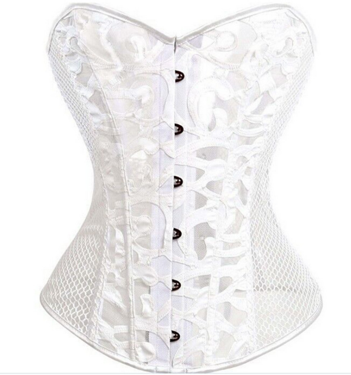 LACE-UP SHEER CORSET