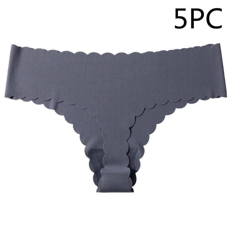 Low-rise Ice Silk Seamless Panties.