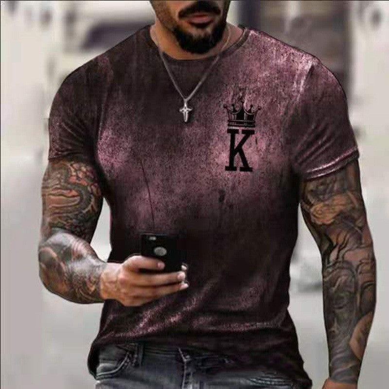 MEDIEVAL DESIGN PRINTED T-SHIRT