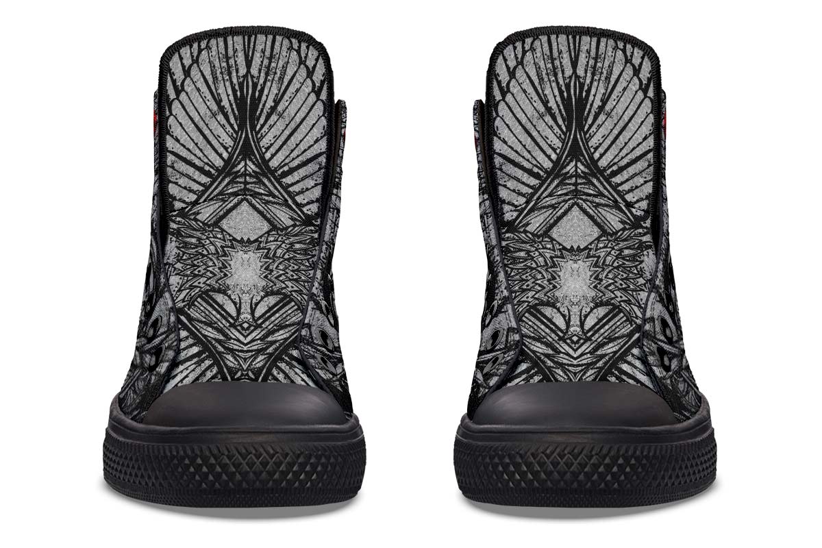 SKULL PRINT DESIGN SHOES