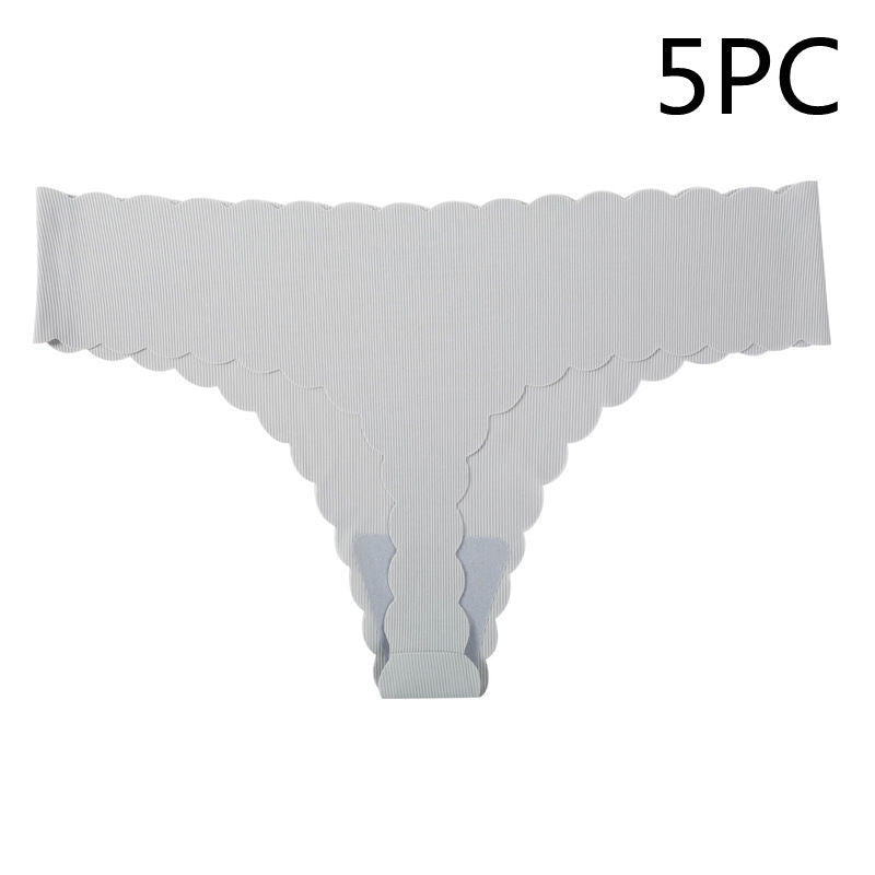 Low-rise Ice Silk Seamless Panties.