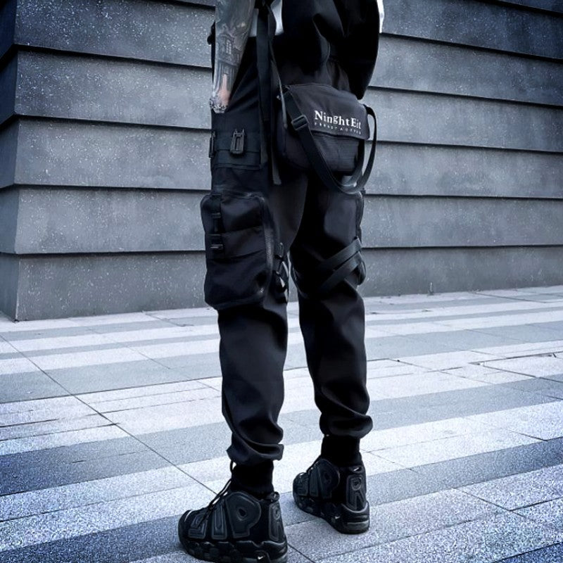 Loose Multi Pocket Paratrooper Pants