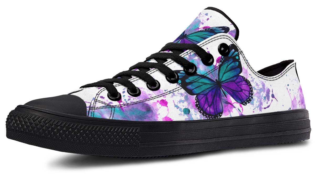 BUTTERFLY PRINT DESIGN SHOES