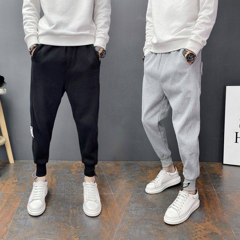 Slim-fitting Ankle-tied Casual Pants
