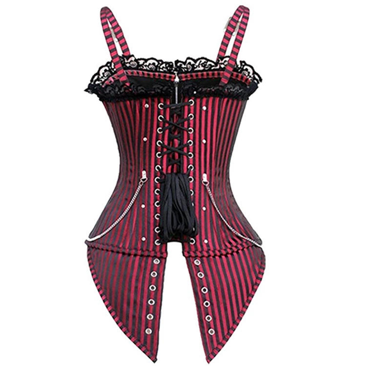 ADJUSTABLE STRAP BUCKLED CORSET