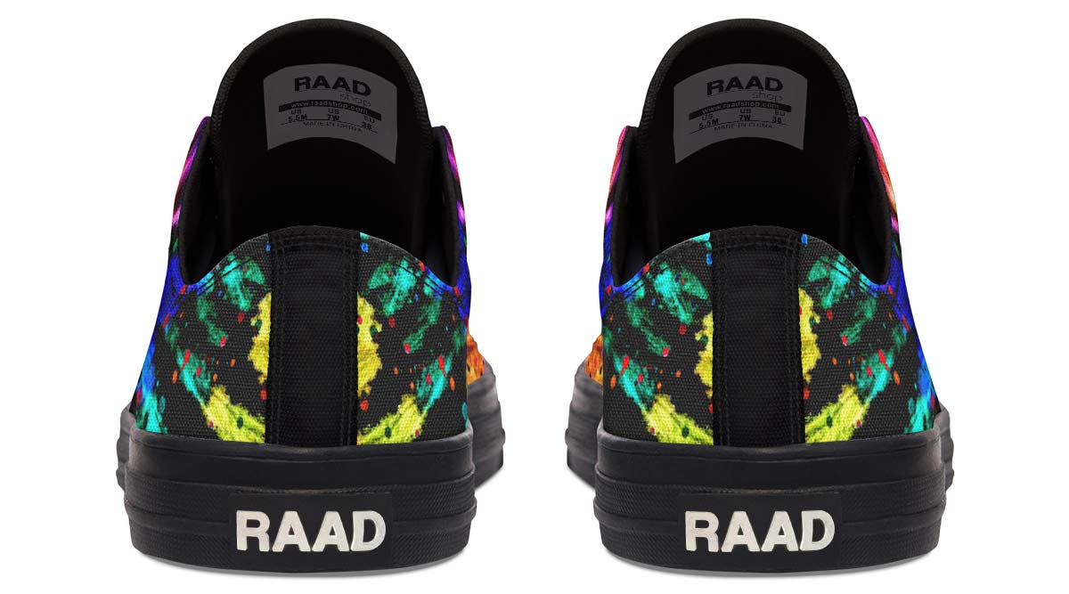 COLOR SPLASH PRINTED DESIGN SHOES