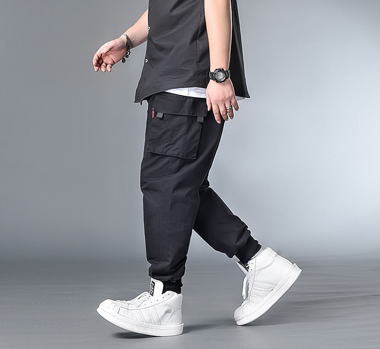 PLUS SIZE MEN'S COTTON CARGO PANTS