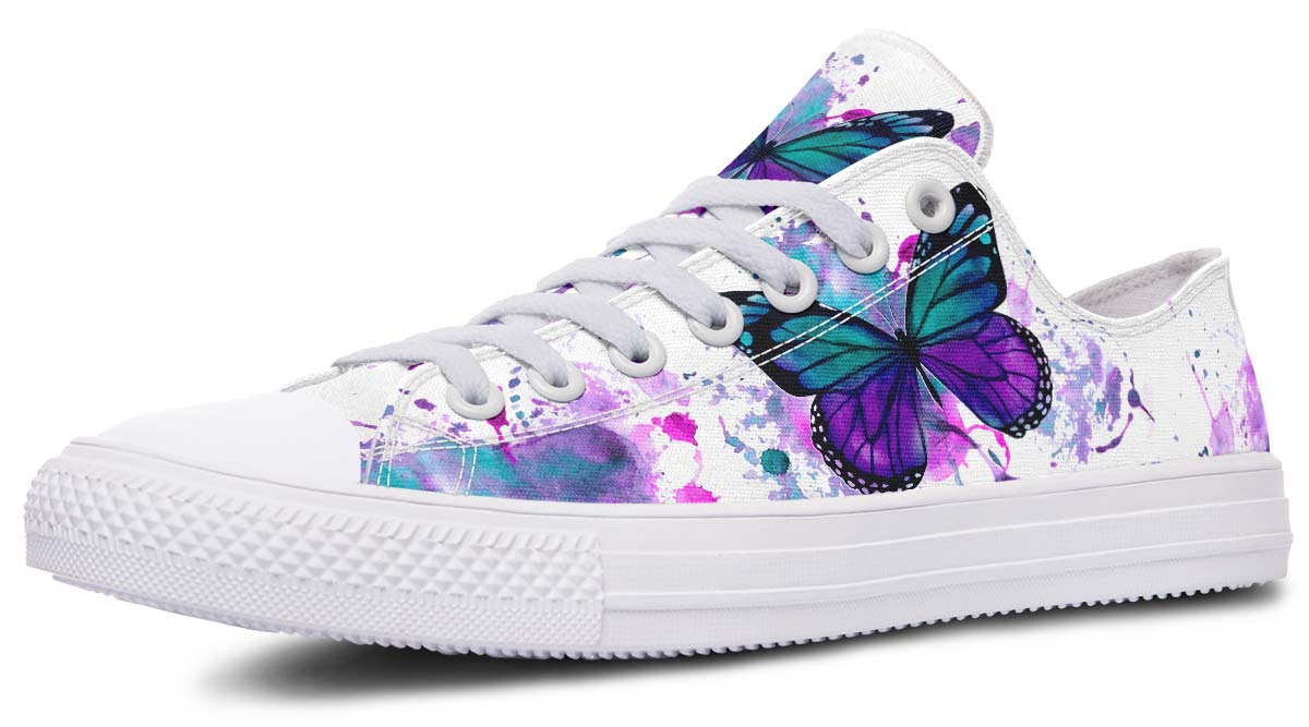 BUTTERFLY PRINT DESIGN SHOES