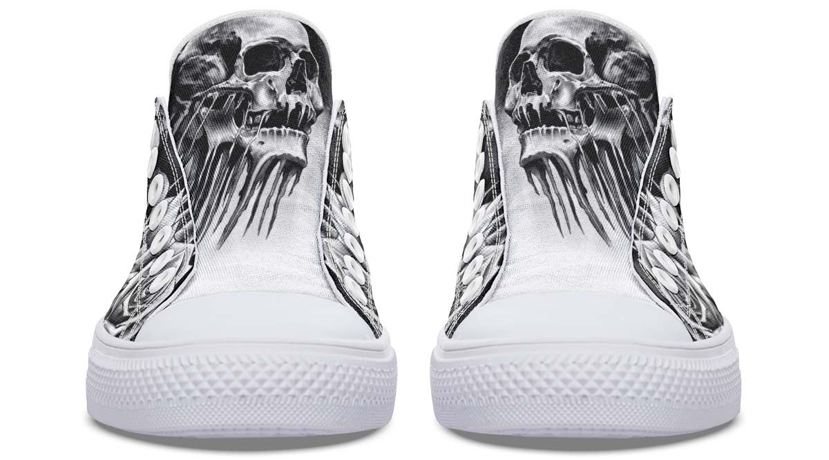 SKULL PRINT DESIGN SHOES