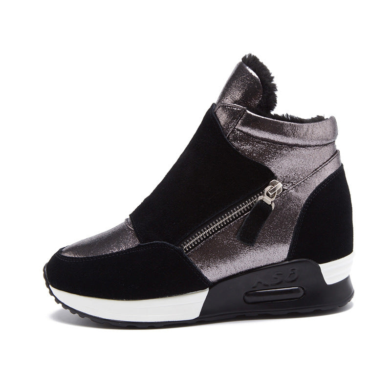 ZIPPER MID-TOP SNEAKER