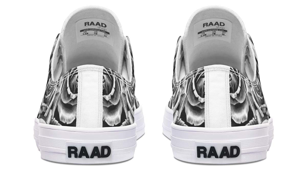SKULL PRINT DESIGN SHOES