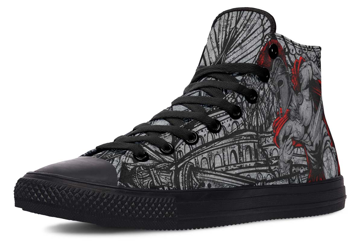 SKULL PRINT DESIGN SHOES