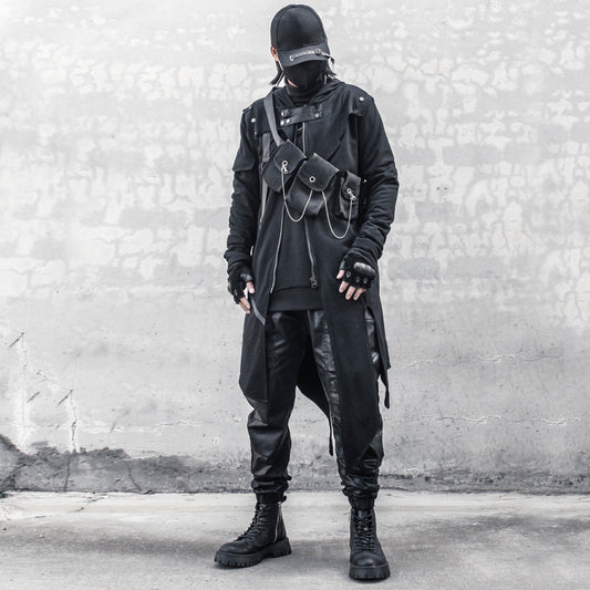 Tactical Hooded Fitted Cape Jacket