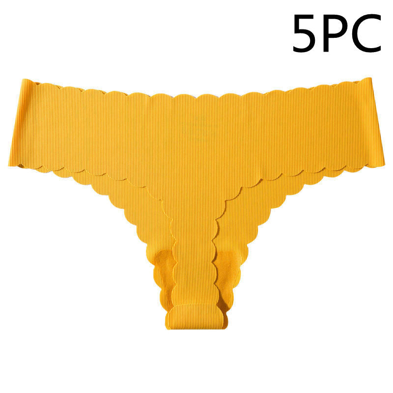 Low-rise Ice Silk Seamless Panties.