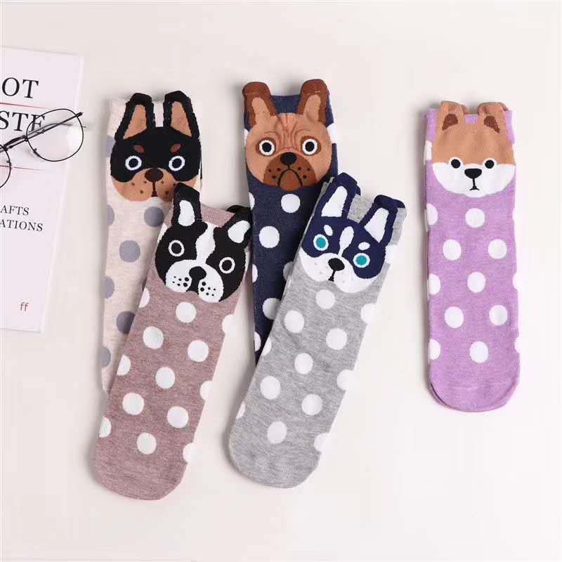 Women's Cotton Mid-calf Length Socks