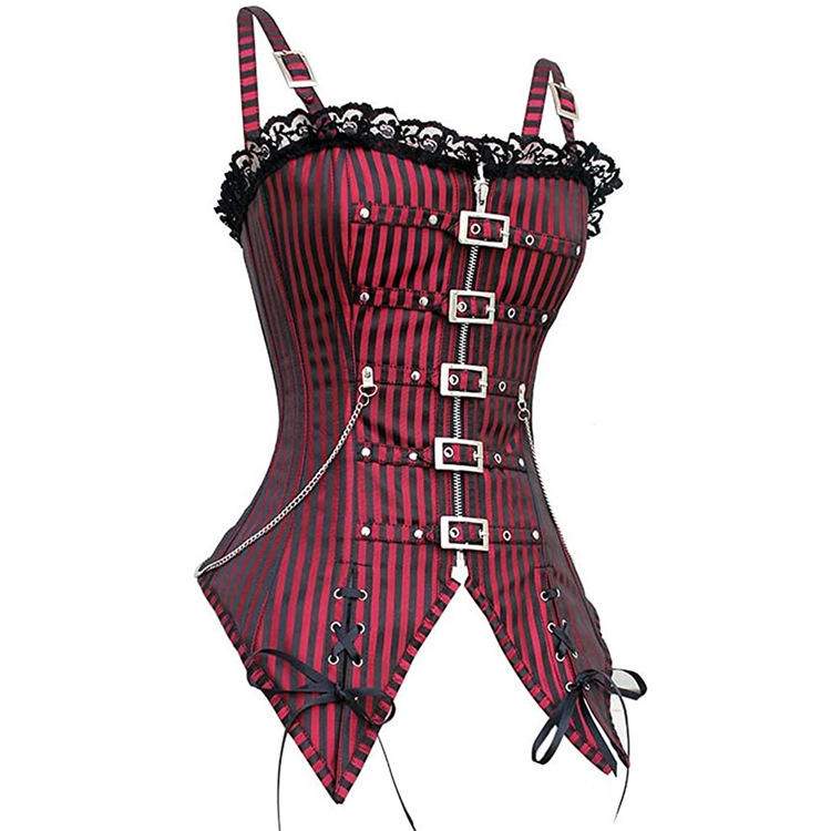 ADJUSTABLE STRAP BUCKLED CORSET