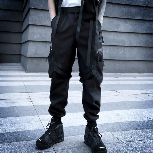 Loose Multi Pocket Paratrooper Pants