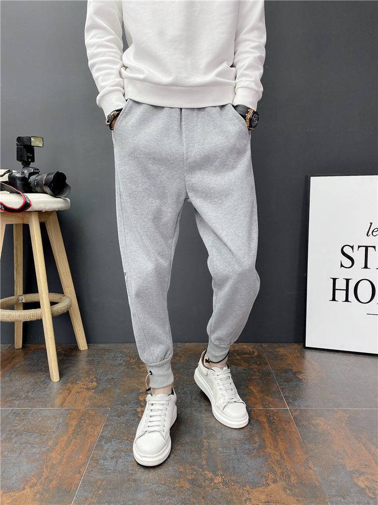 Slim-fitting Ankle-tied Casual Pants