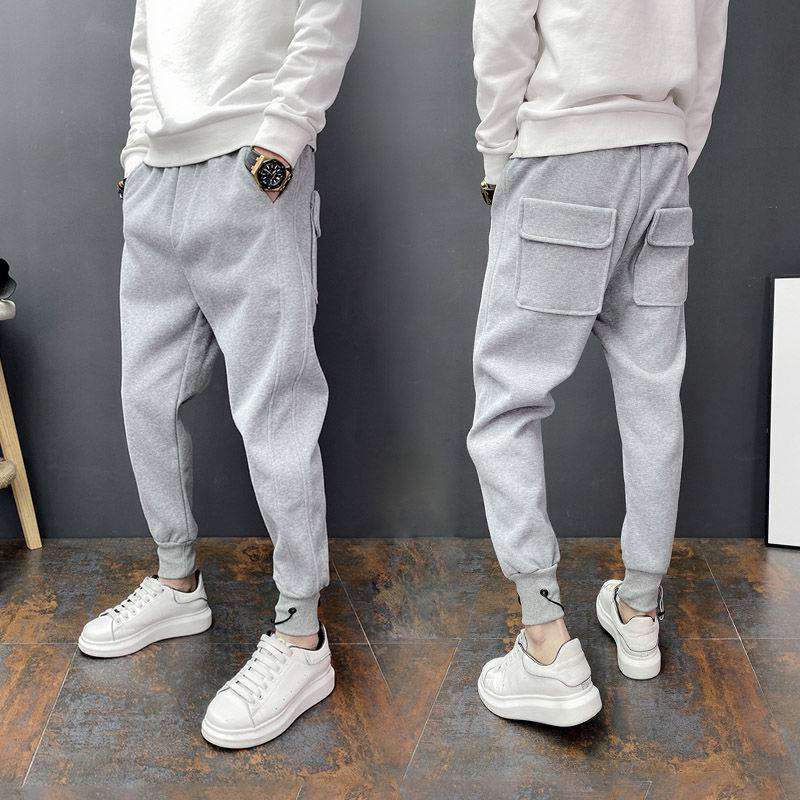 Slim-fitting Ankle-tied Casual Pants
