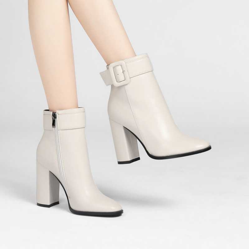 STRAP HEEL BOOTS