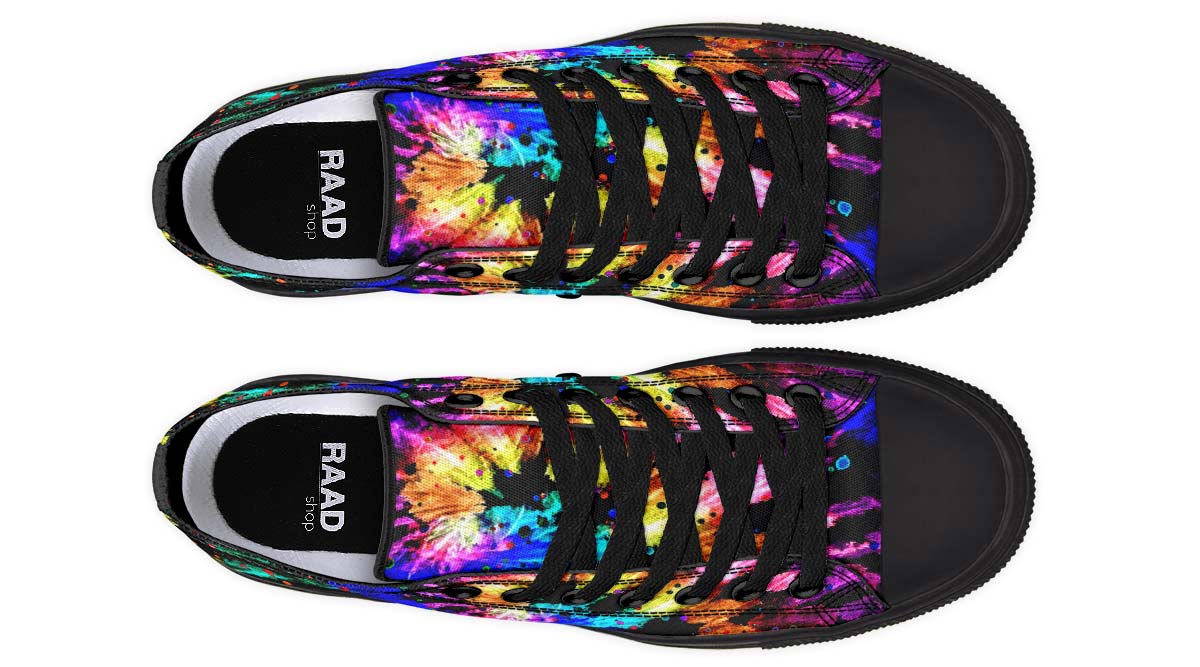 COLOR SPLASH PRINTED DESIGN SHOES