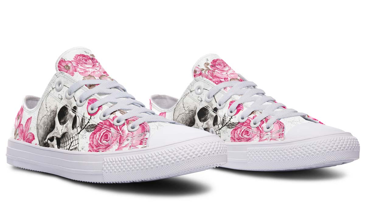 SKULL PRINT DESIGN SHOES