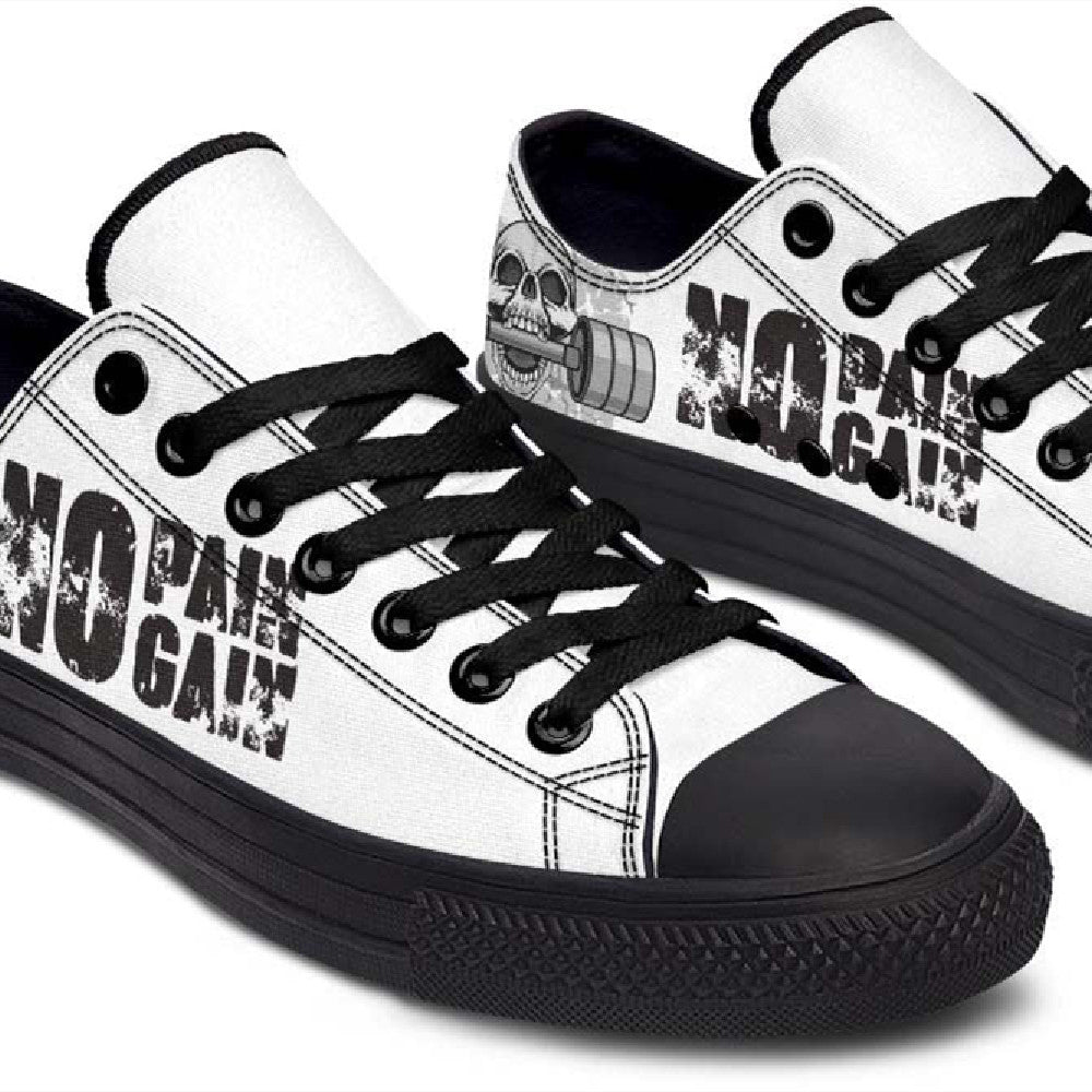 ALPHABET SKULL PRINT DESIGN SHOES