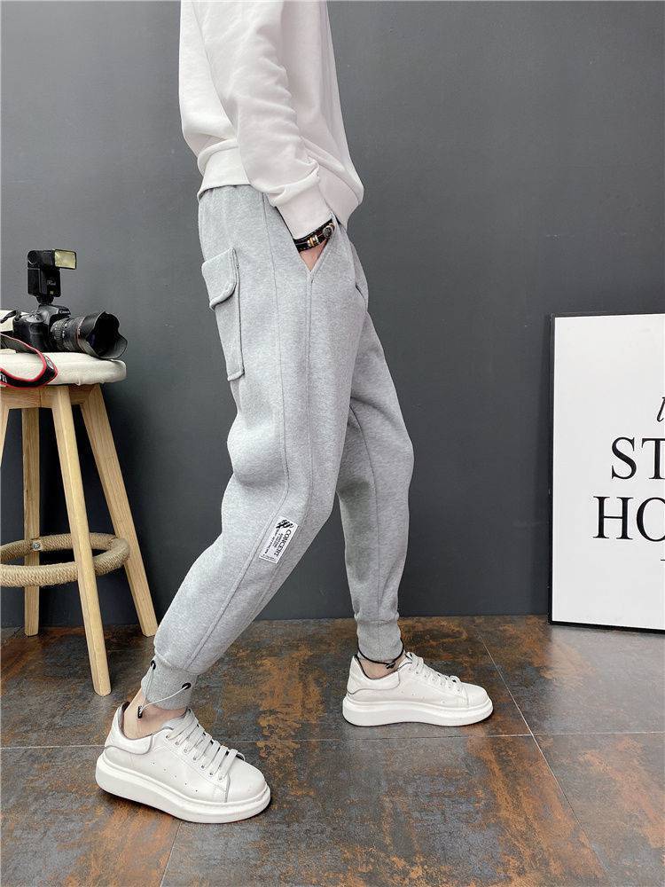 Slim-fitting Ankle-tied Casual Pants