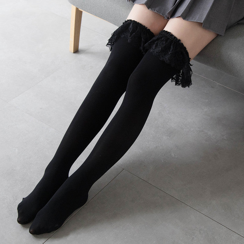 Lolita Velvet Over The Knee Stockings