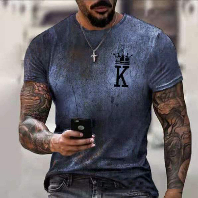 MEDIEVAL DESIGN PRINTED T-SHIRT