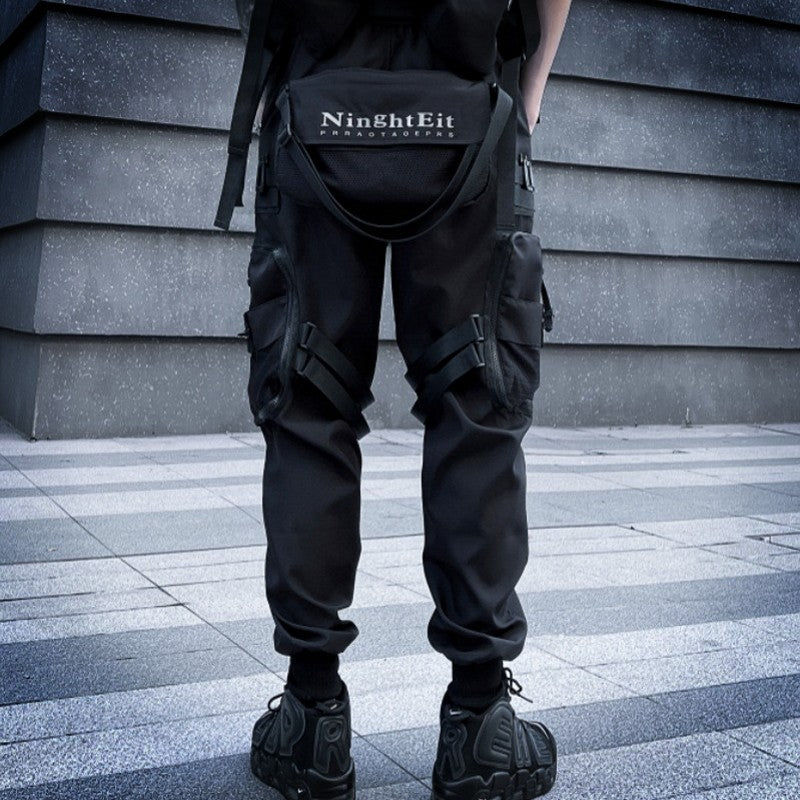 Loose Multi Pocket Paratrooper Pants