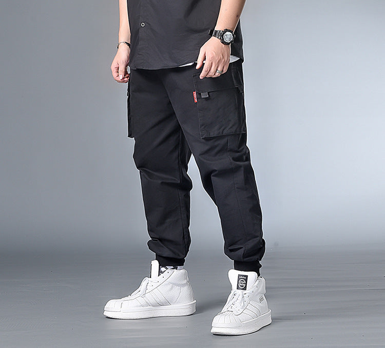 PLUS SIZE MEN'S COTTON CARGO PANTS